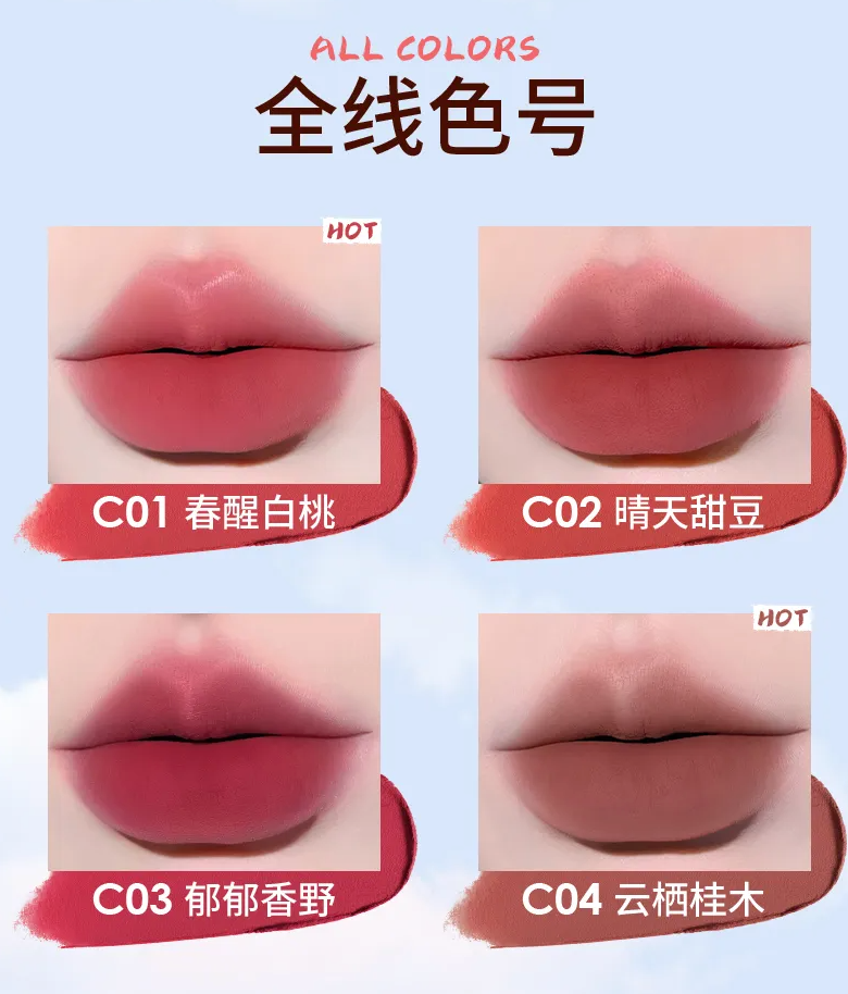 Canned Lip Mud -C01# White Peach